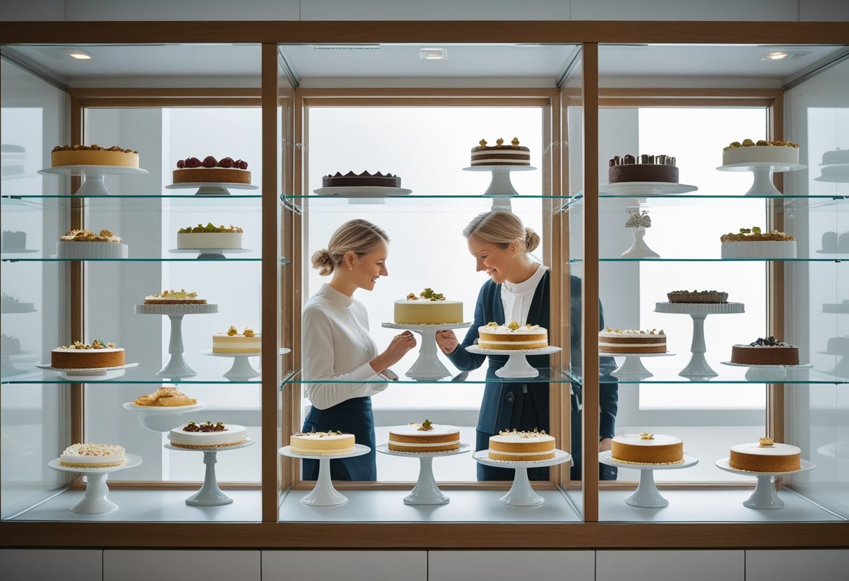 Saadan vaelger du de perfekte smukke kagefade til vitrineskabe